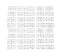 40PCS RC Aircraft Hinges, Plastic Pinned Hinges for Remote Control Airplane Model Wing Parts, Lightweight Aileron Connection Hinges for Fixed Wing and RC Plane KT Board Assembly