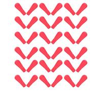 40pcs Red Silicone Dropper Caps for Glass Pipettes Laboratory Use