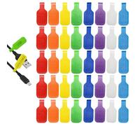 40pcs Reusable Cable Labels - Waterproof Write-On Cable Tags for Cable Management, Durable Self-Adhesive Cord Labels for Computers, TV & Office Setup (Multicolor)