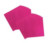 40pcs Rose Red Paper Napkins,33cm Disposable Serviettes Napkins Solid Colour Napkins Cocktail Napkins,2ply Party Decorative Napkins for Birthday, Wedding,Bar,Restaurant,Luncheon and Dinner Parties
