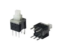 40Pcs Self-Locking Switch Push Button Swith Press On Off 6Pin Size 5.8x5.8mm 7x7mm 8X8mm 8.5x8.5mm(Mixing)