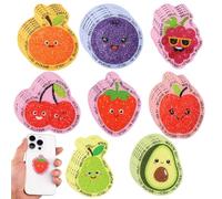 40pcs Sensory Stickers, Textured Calm Strips Avocado Cherry Citrus Pear Fruit Anxiety Toys Adhesive Textured Fidget Items Stickers for Classroom School Desk Office Adult Teens Kids