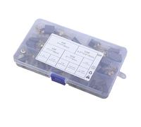40Pcs/Set Electric Motor Carbon Brushes 10 Different Sizes for Replacement Repair Power Tool Maintenance Part Power Tool Accessories