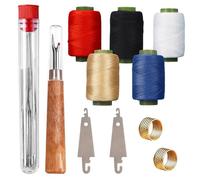 40PCS Sewing Tool Set, Stainless Steel Sewing Needles Set，Multi-Purpose Needle & Thread Kit with Big Eye Stainless Steel Needles for Mending, Handcraft, Beginners, Daily Use & Women's Gifts