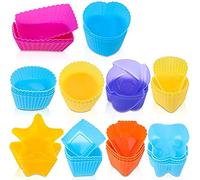 40pcs Silicone Baking Cups Nonstick Cupcake Donuts Muffin Molds Pastry Liners Kitchen Supplies