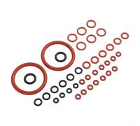40PCS Silicone O-Ring Seal Kit for Coffee Machine Repair, Rubber Brewing Unit and Espresso Maker Gasket Set, High Temperature Sealing Rings Compatible