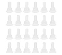 40pcs Silicone PET Nurser Nipples for Puppies and Rabbits, White | Food Grade Silicone, Controlled Milk Flow for Postnatal Care, Quick Cleaning and No Peculiar Smell