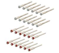 40pcs Silver Alloy Screw Mandrel Set for Rotary Wheel Disc Holder