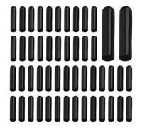 40pcs Speed Pourers Bottle Pourers for Spirits Black Rubber Bottle Caps Dust Cover for Olive Oil Vinegar Wine Liquor Pourers Durable PVC Bottle Pourer Covers Anti-Dust and Spill Control