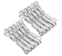 40pcs Stainless Steel Clothes Pegs 5.5cm Multi Purpose Silver Clips