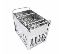 40pcs Stainless Steel Popsicle Molds,Ice Cream Mould,Ice Pop Molds Ice Lolly Popsicle Ice Cream Stick Holder Round Molds