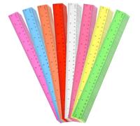 40PCS Straight Edge Ruler Set 12inch Clear Plastic Ruler with Metric & Inch Scales Bulk School Supplies for Students, Designers, Artists and Engineers