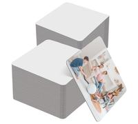 40Pcs Sublimation Magnets Blank, 7.5×7.5 cm, Personalized Refrigerator Magnetic Sticker, DIY Decorative Magnets for Kitchen Home Office Whiteboard Calendar