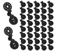 40PCS Tarpaulin Clips, Tarp Clips Shade Cloth Heavy Duty Lock Grip, Tarpaulin Clips, Removable & Reusable Awning Clips for Tent Shelters Fixing, Greenhouse Film Sunshade, Awning Canopy