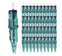 40Pcs Tattoo Needles, Disposable Standard Curved/Magnum Tattoo Needles with Membrane for Rotary Machine Pen Gun