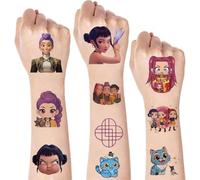 40pcs Temporary Tattoos for Kids,Cartoon Characters Movie Sticker Birthday Party Favors Gifts for Girl Boys Home Activity Class Prizes Carnival Christmas Rewards