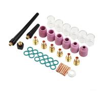 40pcs TIG Welding Torch Accessories, Gas Lens and Cup Kit for WP92025, Compatible with Various 9 and 20 Series Torches