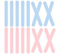 40pcs Tongue Depressors Plastic 5.75 Inch Exam Training Tool