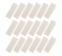 40pcs Triangle Cosmetic Sponges for Foundation, Blush and Eye Shadow | Reusable Foam Wedges, Beige Triangular Design, Low Absorption for Manicure Projects and Travel Use