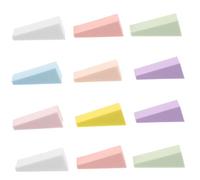 40pcs Triangle Nail Art Sponge Block for Gel Polish, Non Stick | Reusable Foam, Washable and Portable, for Salon or Home Use, Multi Sided Application