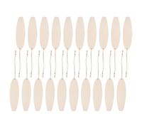 40pcs Unfinished Surfboard Blanks Wooden Craft Shapes for Painting