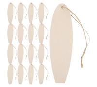40pcs Unfinished Surfboard Wood Cutouts Set for DIY Craft Painting