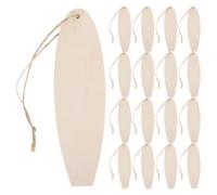 40pcs Unfinished Wood Craft Pieces Surf Board Shape for Painting