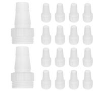 40pcs Water Balloon Launcher Plastic Hose Barb Adapter Connector | White Plastic Fitting, Hose Connections for Garden Hose, Buckets and Tubs, Birthday Party Games, Summer Fun
