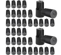 40PCS Waterproof Outdoor Wire Electrical Connectors,Sealant Twist Nuts Caps Cable Terminal Connector Gel for Landscape Light, Building Application, Wet Location Installation, 22AWG-14AWG, Small Size