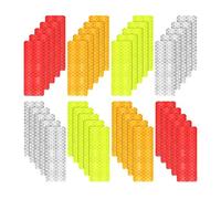 40pcs Waterproofed Reflective Tape Universals Rims Stickers Wheel For Night Cycling Sun Resistant Tape