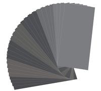 40Pcs Wet Dry Sandpaper Assortment, 220 320 400 600 800 1000 1200 1500 2000 3000 Grit Sandpaper Sheet for Wood Metal Polishing Automotive Sanding