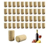 40Pcs Wine Bottle Corks Length 38mm Diameter 21mm Soft Wooden Wine Stoppers Replacement Straight Corks for Craft DIY Decorations Wine Bottles