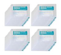 40Pcs Wound Dressings Adhesive 6cm X 7cm, Adhesive Dressings for Wounds First Aid, Dressing for Open Wounds, Breathable Self Dressingset Non-Woven Pads for Home Trips Outdoor Activities