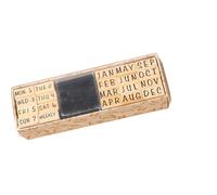 40Pieces Multipurpose Letter Number Wood Stamp Set with Letters Numbers Symbols and Inks Pad for Crafting Offices Use Wooden Letter Number Stamp
