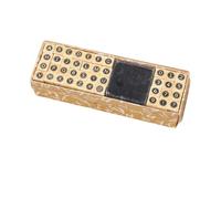 40Pieces Multipurpose Letter Number Wood Stamp Set with Letters Numbers Symbols and Inks Pad for Crafting Offices Use Wooden Letter Number Stamp