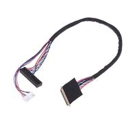 40Pin 6Bit LED LCD LVDS Screen Cable With Two Channel And Flexible PVC Outer Layer