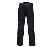 Portwest Men's PW3 Work Trousers in Black | Size: 40R Portwest Black 40R