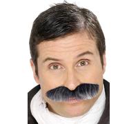 40s 1940s Squadron Leader Aviator Pilot Fancy Dress Tash Moustache New