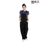 40s 50s Women's Landgirl Dungarees - Ladies Denim Jeans with Straps & Buttons