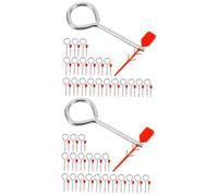 40sets Fire Extinguisher ABC Car Safety Pins Lock Pins, Professional Grade Build, Durable Heavy-Duty Materials, Versatile Functional Design, Quick and Hassle-Free Installation, Enhanced for Drivin...