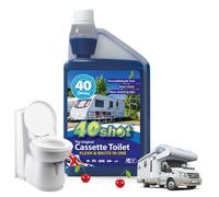 40Shot Blue 2-in-1 Cassette Toilet Fluid -