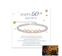 40th 50th 60th Birthday Gifts for Women,Bracelets Women,Adjustable Silv/er Bra/celet,Ste/rli/ng Sil/ver Bead Brace/let,Adjustable Ste/rlin/g Silv/er Bracel/et,Ste/rlin/g Brac/elet,Star Brac/elet,50th