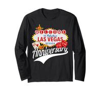 40th Anniversary Married 40 Years Las Vegas Anniversary Trip Long Sleeve T-Shirt