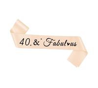 40th Birthday Decorations for Her Birthday Sash for Women Rose Gold Birthday Party Decorations Birthday Photo Party Props Wife Birthday Gifts for Her Friends Happy Birthday Aunt Party Accessories