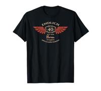 40th Birthday Gift Florian Endlich 40 First Names Funny T-Shirt