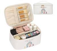 40th Birthday Gifts for Women, Birthday Gifts Rainbow Makeup Bag, Personalised 40 Year Old Lady Present Ideas for Mum, Best Friend, Sister, Bestie, Funny 40th Gift for Her