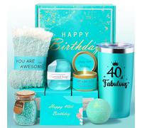 40th Birthday Gifts Women, Ocean Relaxing Spa Gifts Basket, 40 and Fabulous, 40 Year Old Birthday Decorations, Turning 40 Present for Her, Mom, Sister, Daughter, Wife, Female Friends