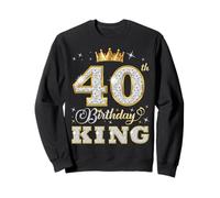 40th Birthday King 40 Years Old Birthday Party for Him Sweatshirt