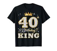 40th Birthday King 40 Years Old Birthday Party for Him T-Shirt