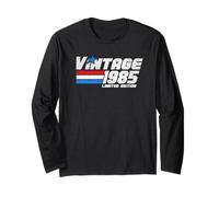 40th Birthday Men Vintage 1985 Cool Dad 40 yr Old for Him Long Sleeve T-Shirt